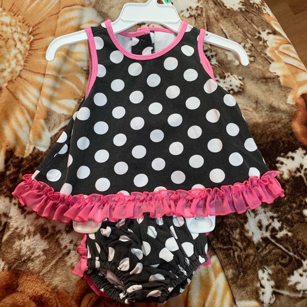 Polka dot set
